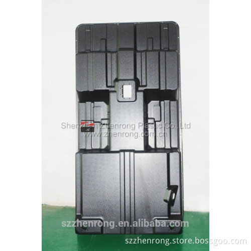 Heavy gauge thermoforming used for small quantities of Larger parts.